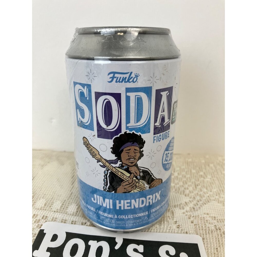 Funko Soda! Jimi Hendrix Funkon Exclusive Limited Edition Sealed W/Defected Can